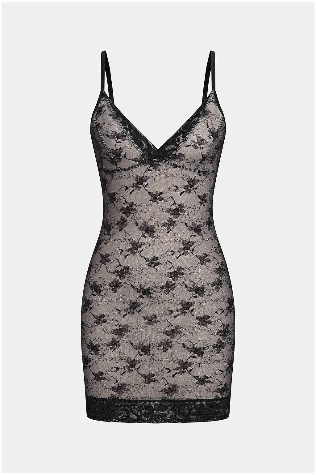 Undercover Confidence Black Shapewear Mini Dress
