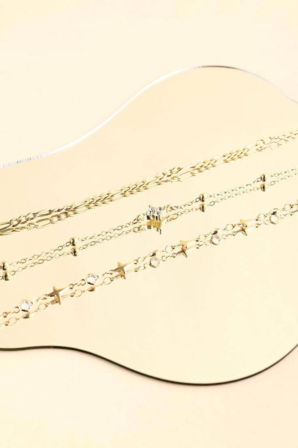 Love Struck Gold-Tone Anklet Set