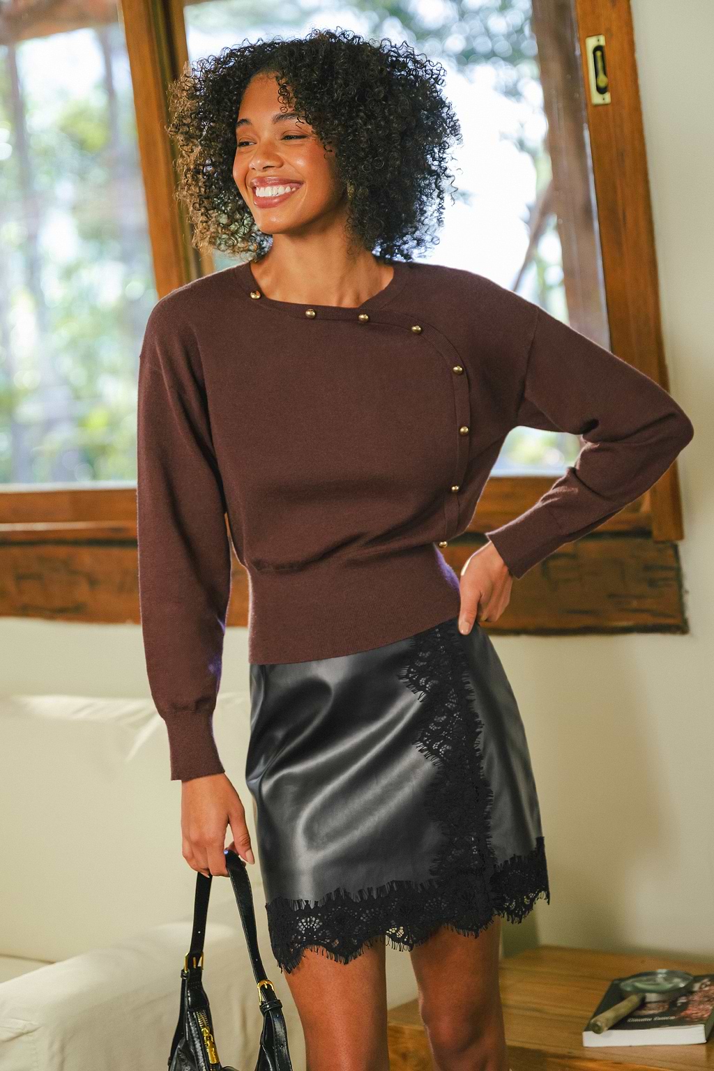 Maglione marrone 