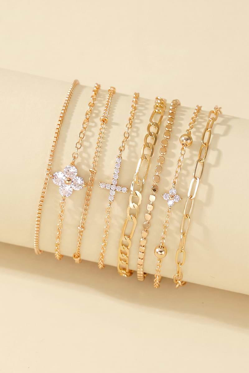 Positive Energy Gold-Tone Bracelet Set