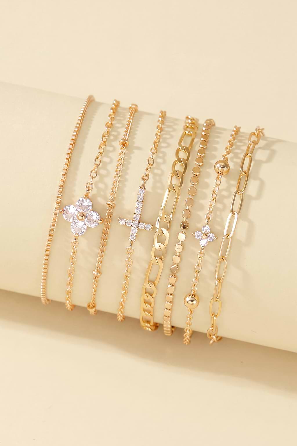 Positive Energy Gold-Tone Bracelet Set