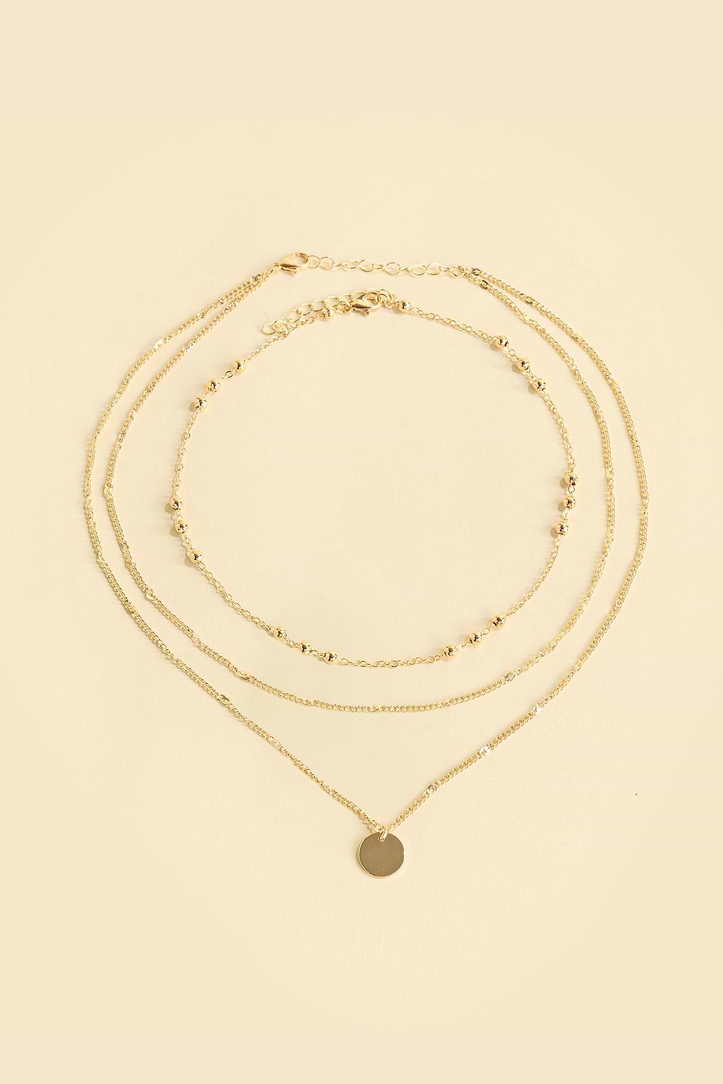 Cosmic Energy Gold-Tone Necklace Set