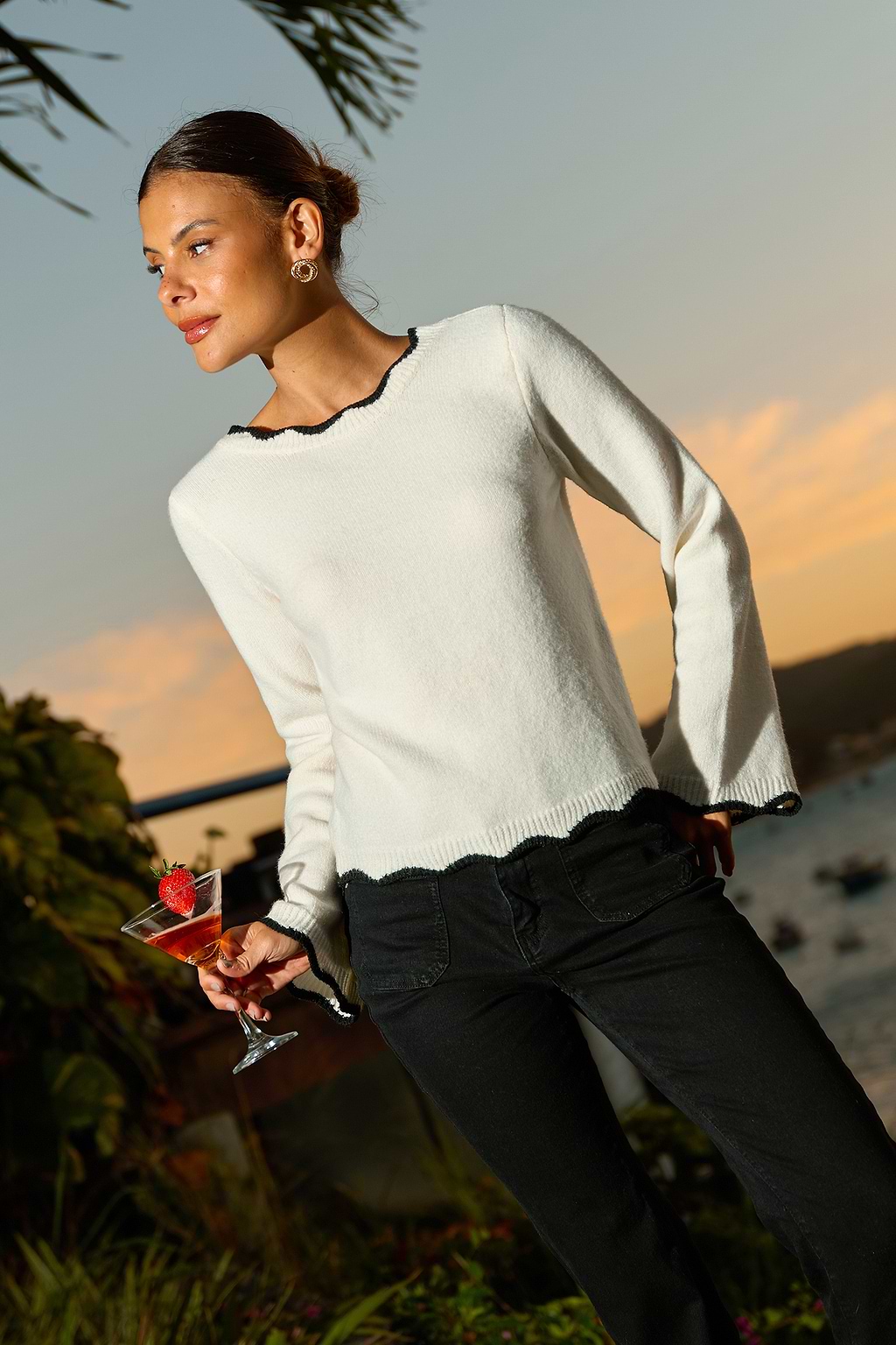 Very Charming White Jumper