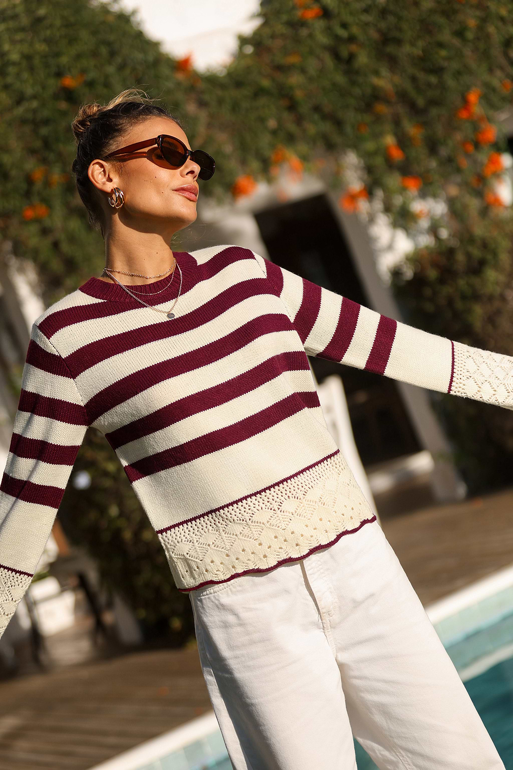 Point of View Striped Jumper