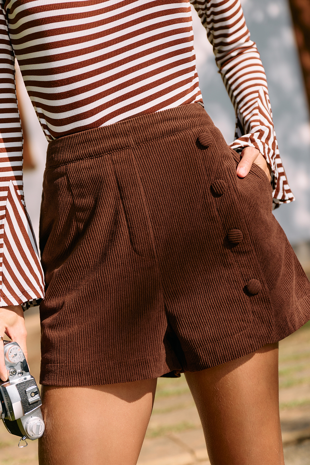 Wild Woods Brown Shorts