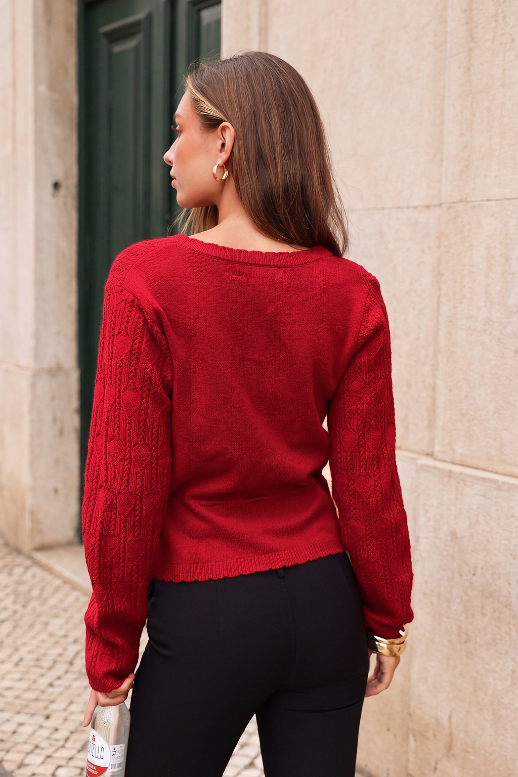 Lovestruck Red Cardigan