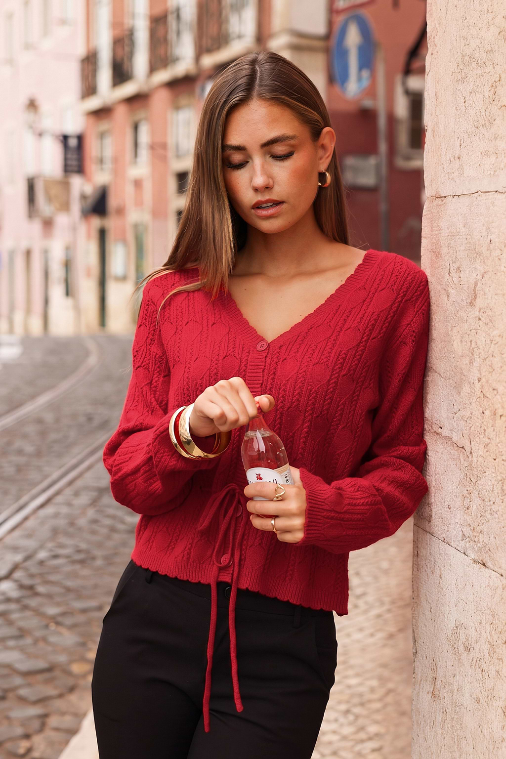 Lovestruck Red Cardigan