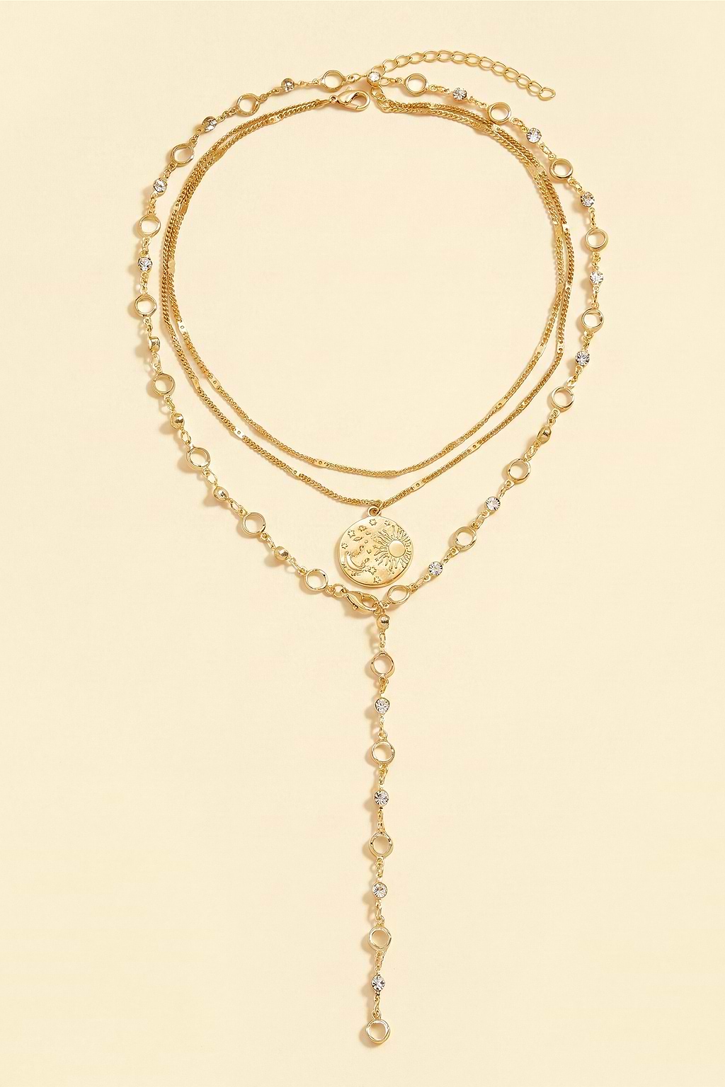Captivating Gold-Tone Necklace Set