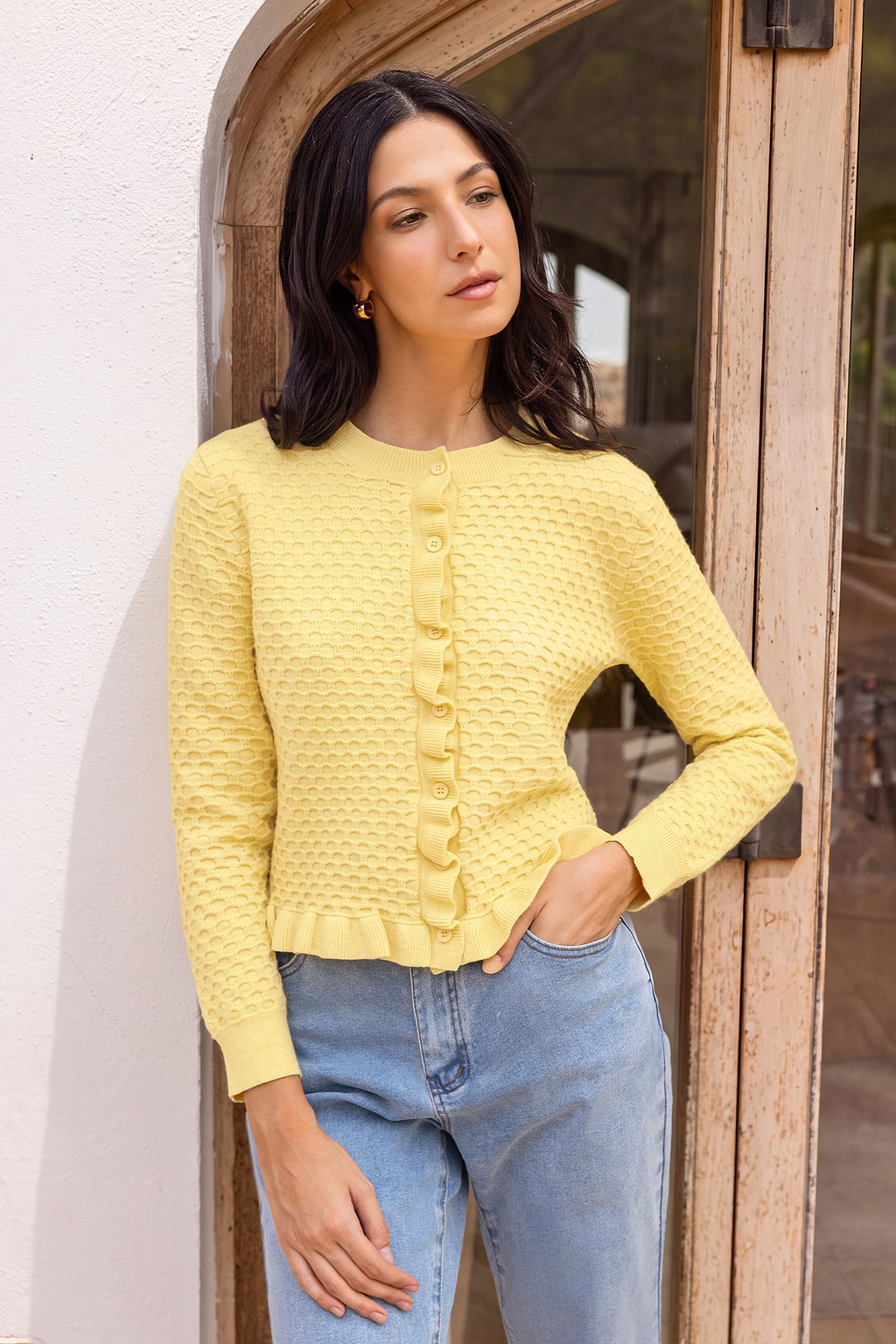 Dandelion Yellow Cardigan
