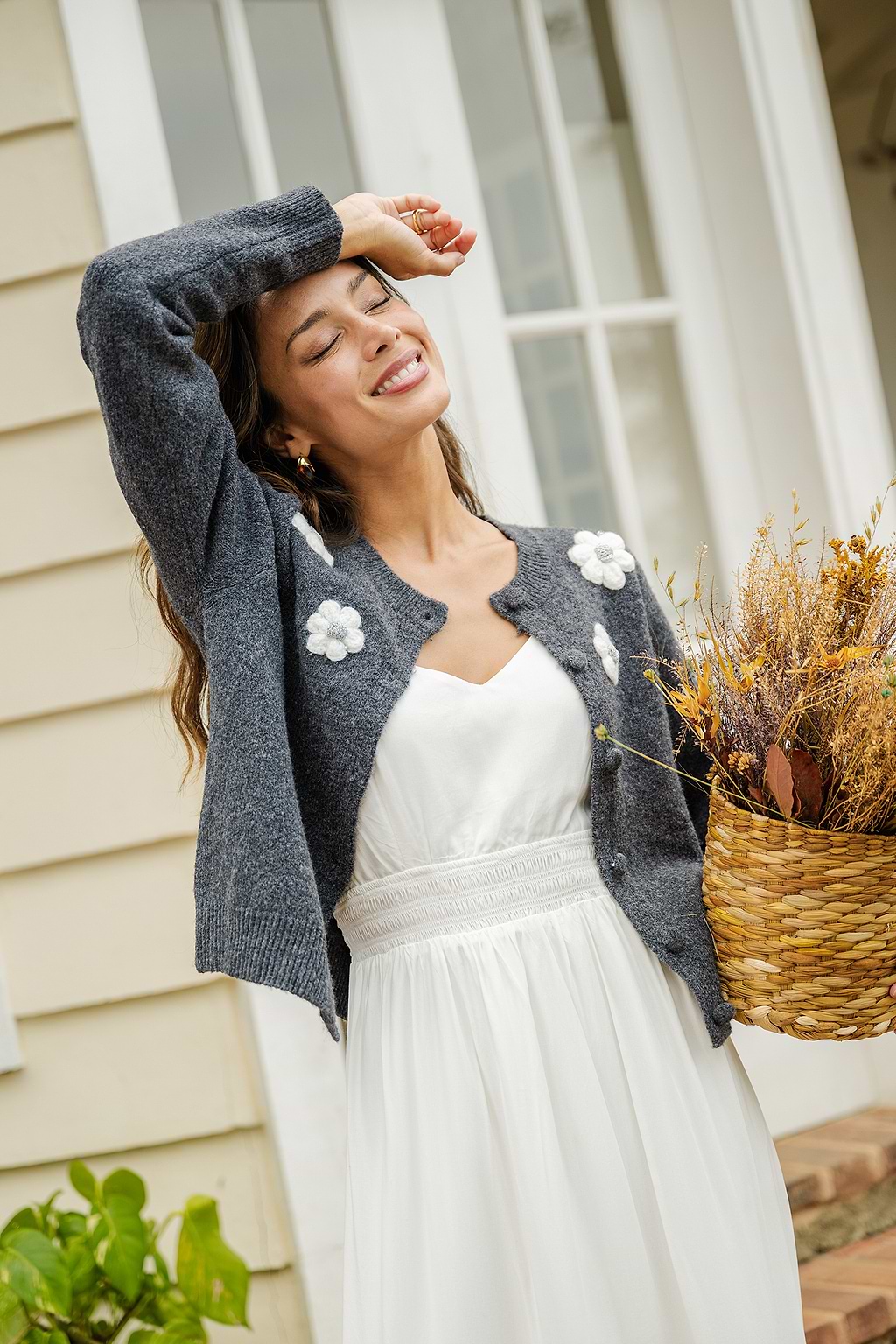 A Little Whimsy Floral Cardigan