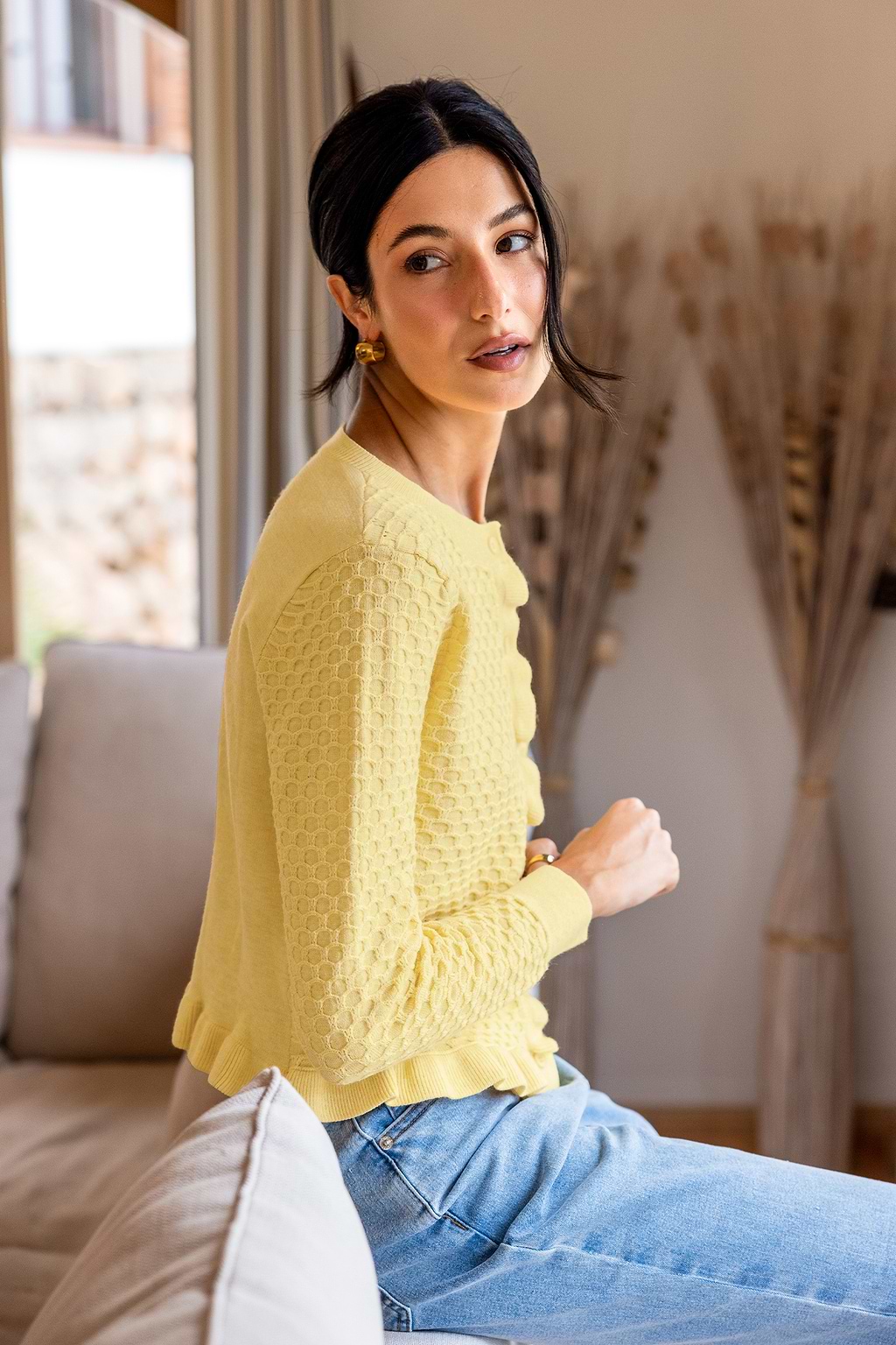 Dandelion Yellow Cardigan