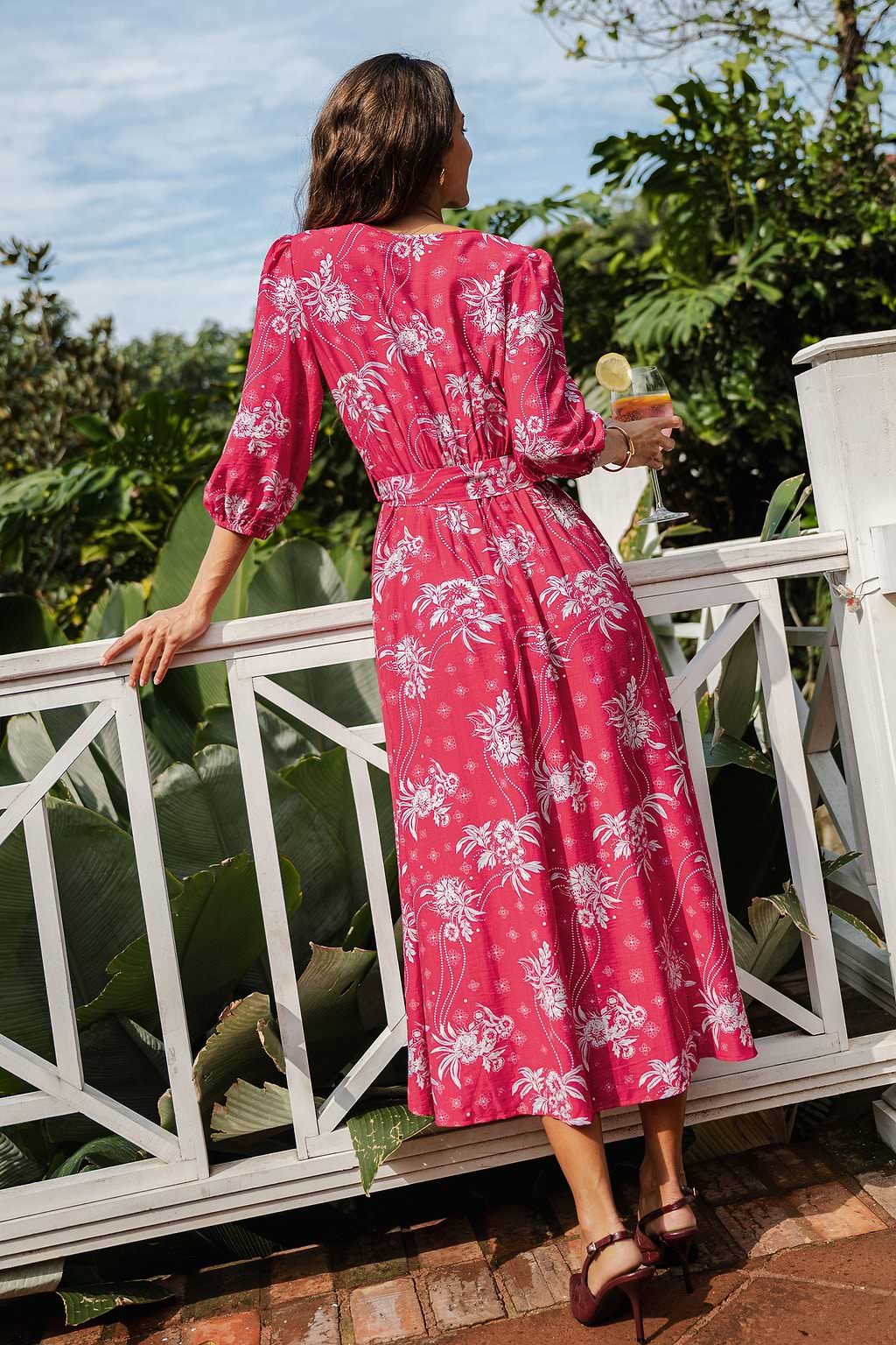 Sunny Mood Floral Maxi Dress
