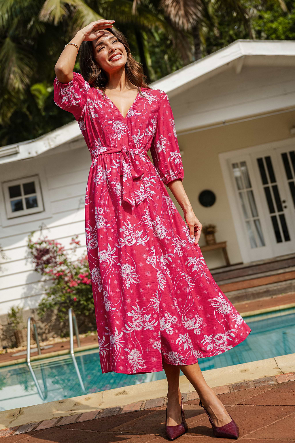Sunny Mood Floral Maxi Dress