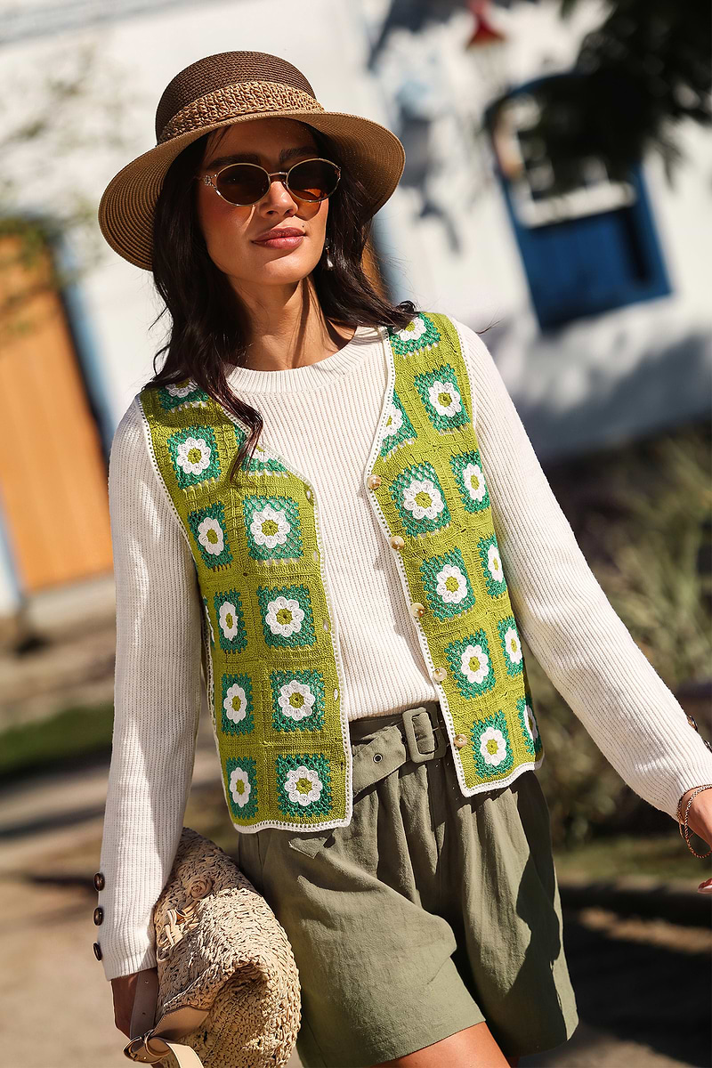 Common Thread Floral Vest