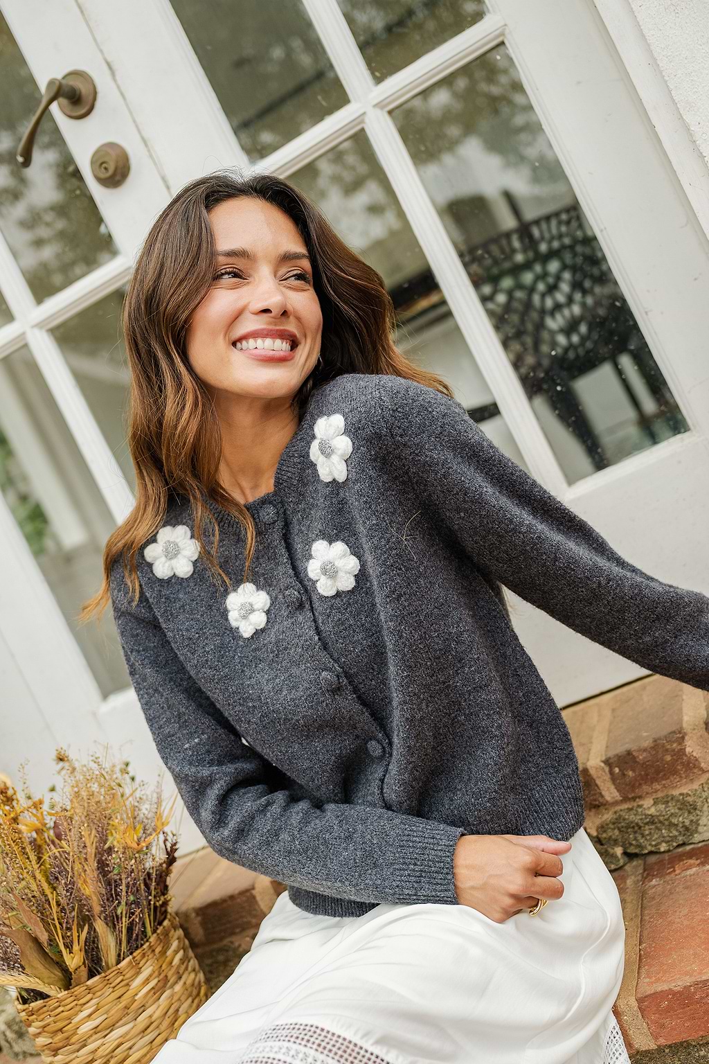 A Little Whimsy Floral Cardigan