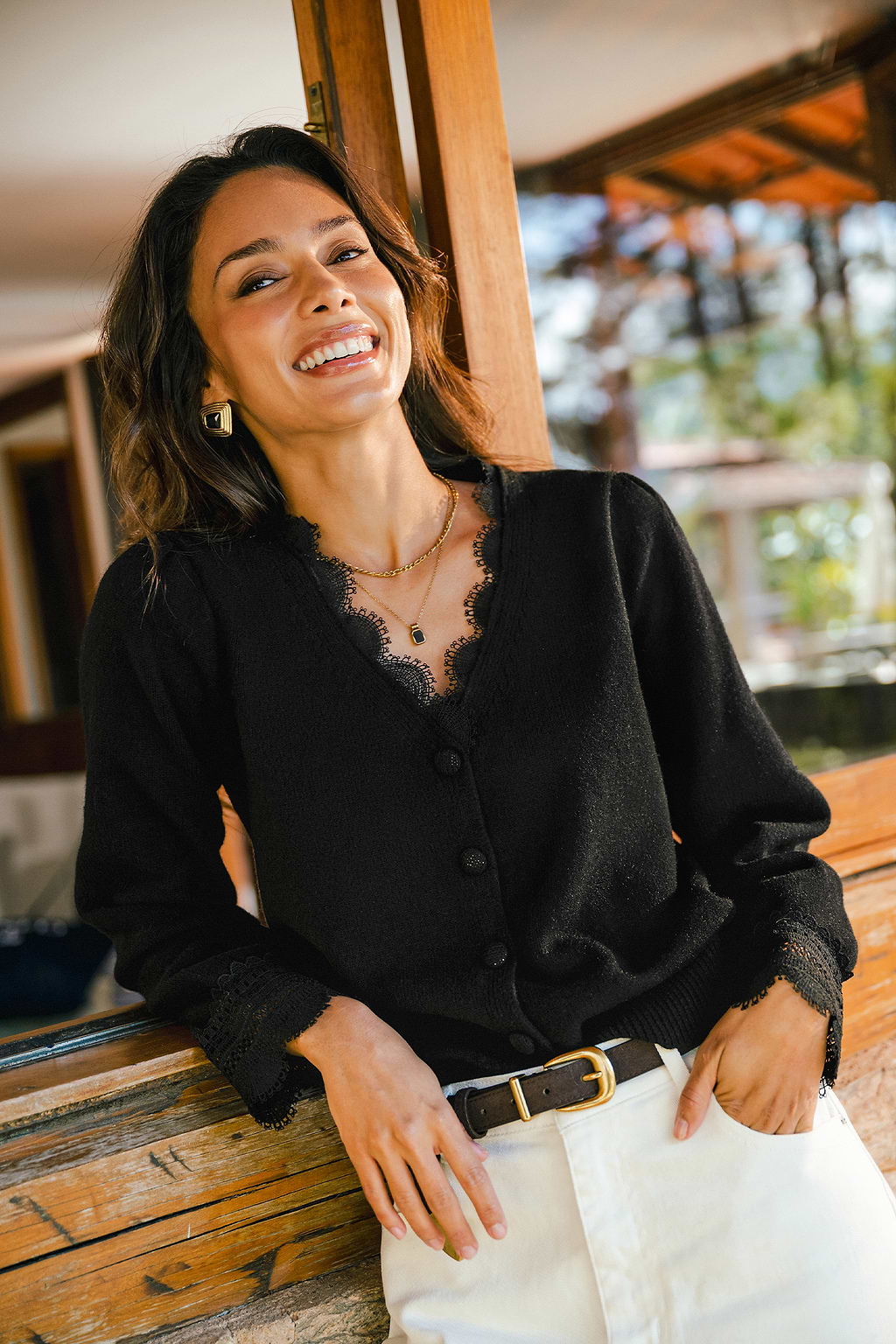 Midnight Romance Black Cardigan