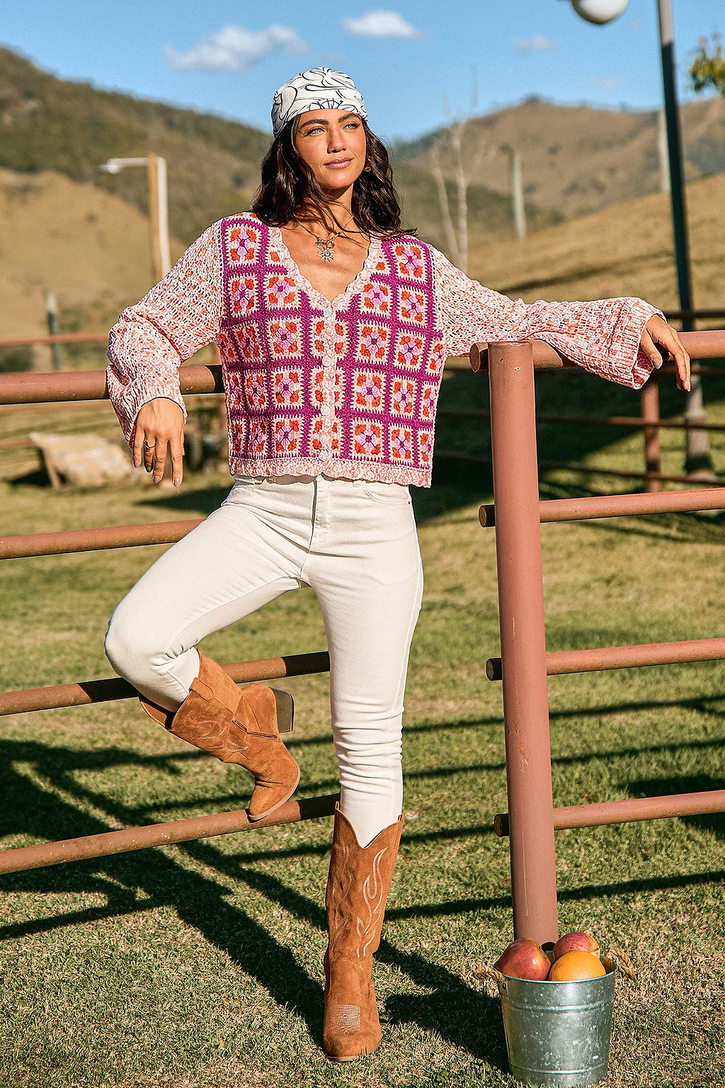 Piece By Piece Floral Cardigan