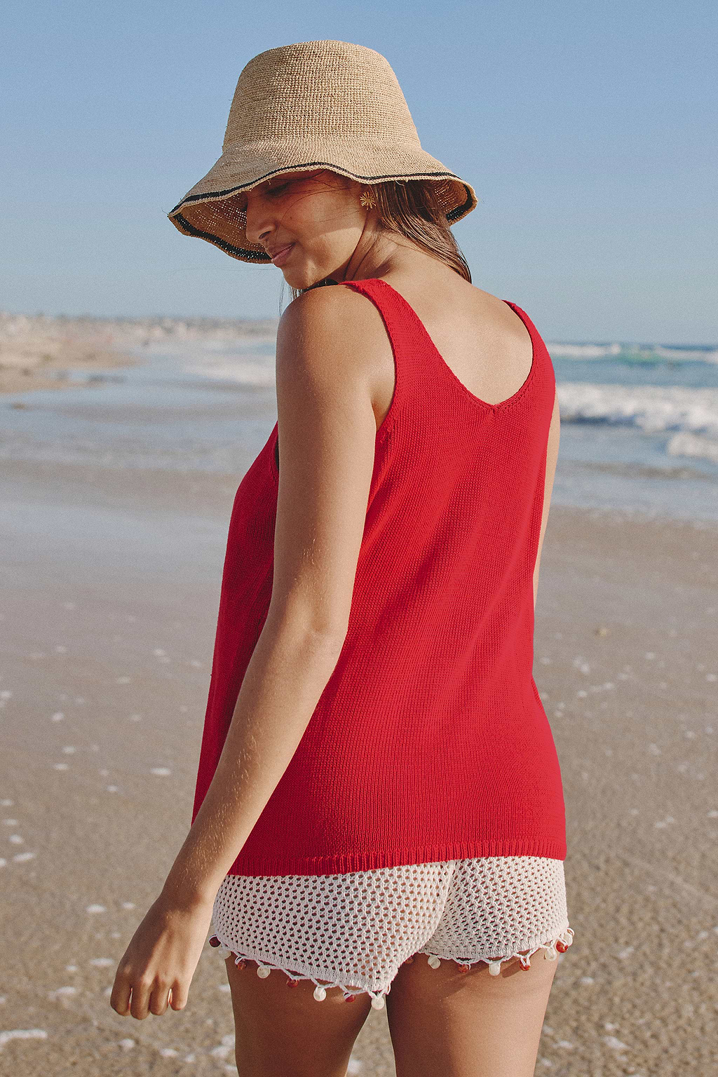 Postcard Memory Red Top
