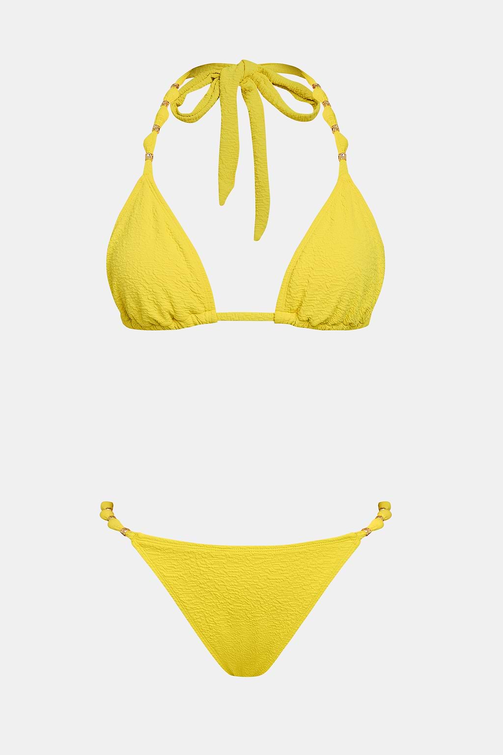 Bikini col plongeant et bas taille basse