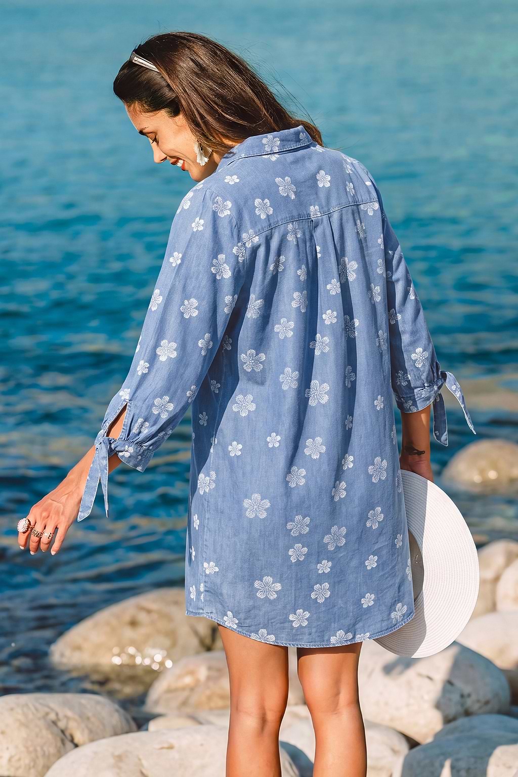 Vacation Icon Floral Mini Dress