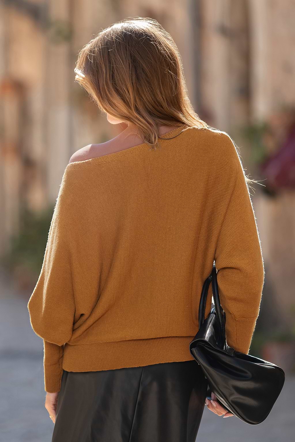 Butterscotch Bliss Brown Sweater