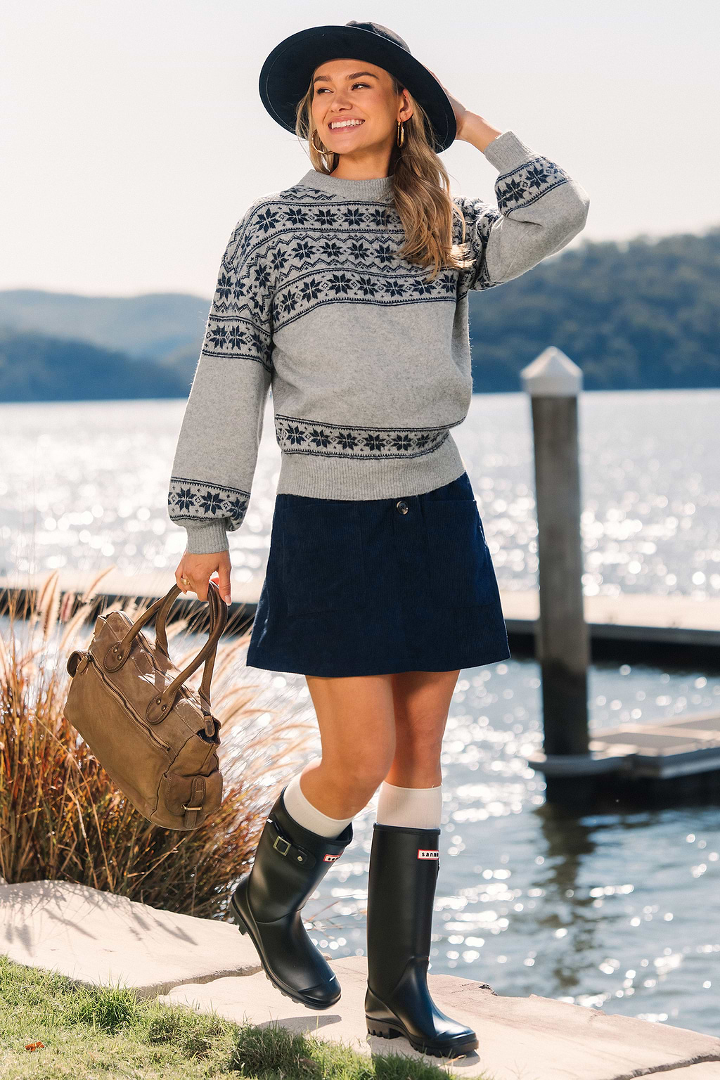 Raining Snowflakes Christmas Sweater