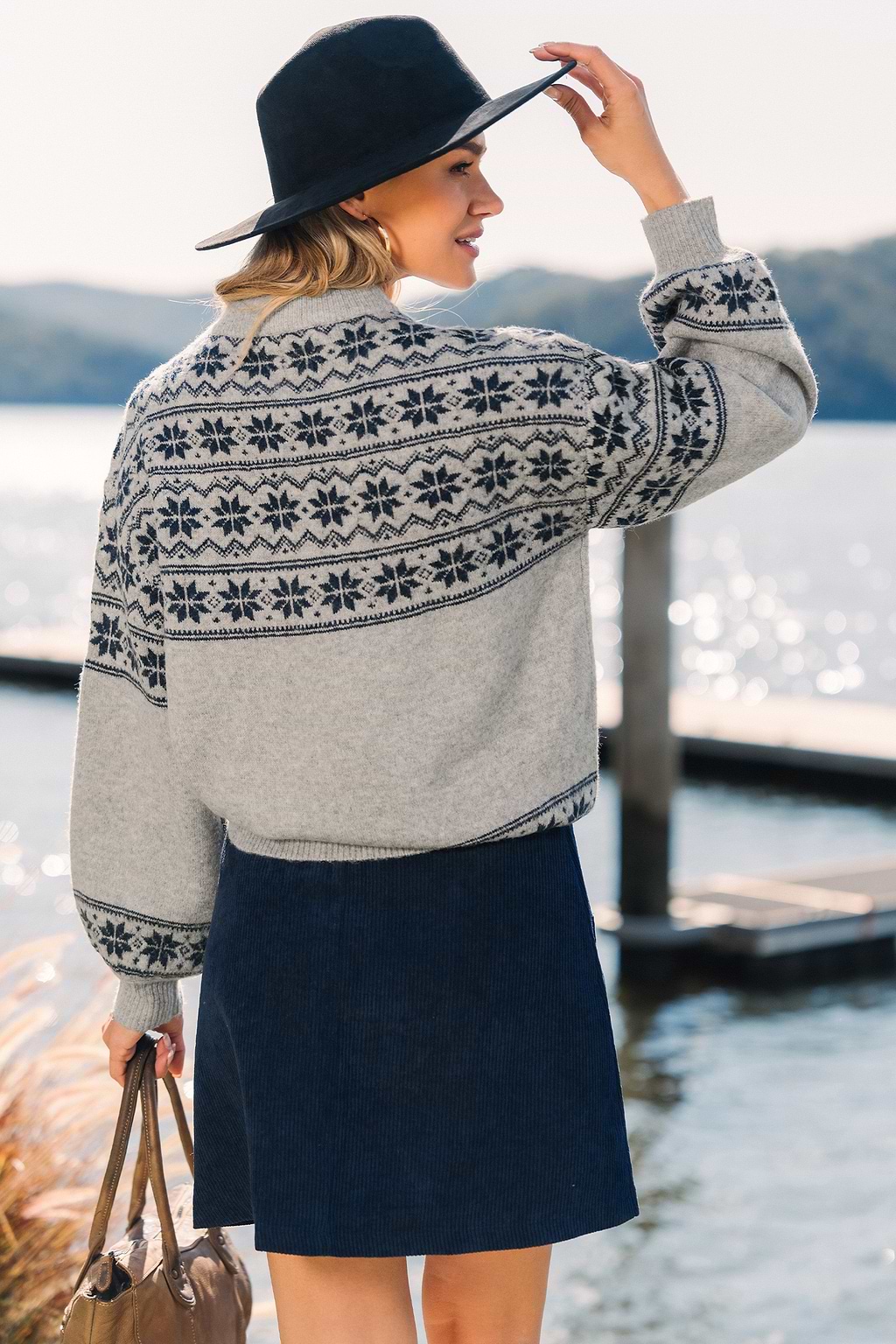 Raining Snowflakes Christmas Sweater