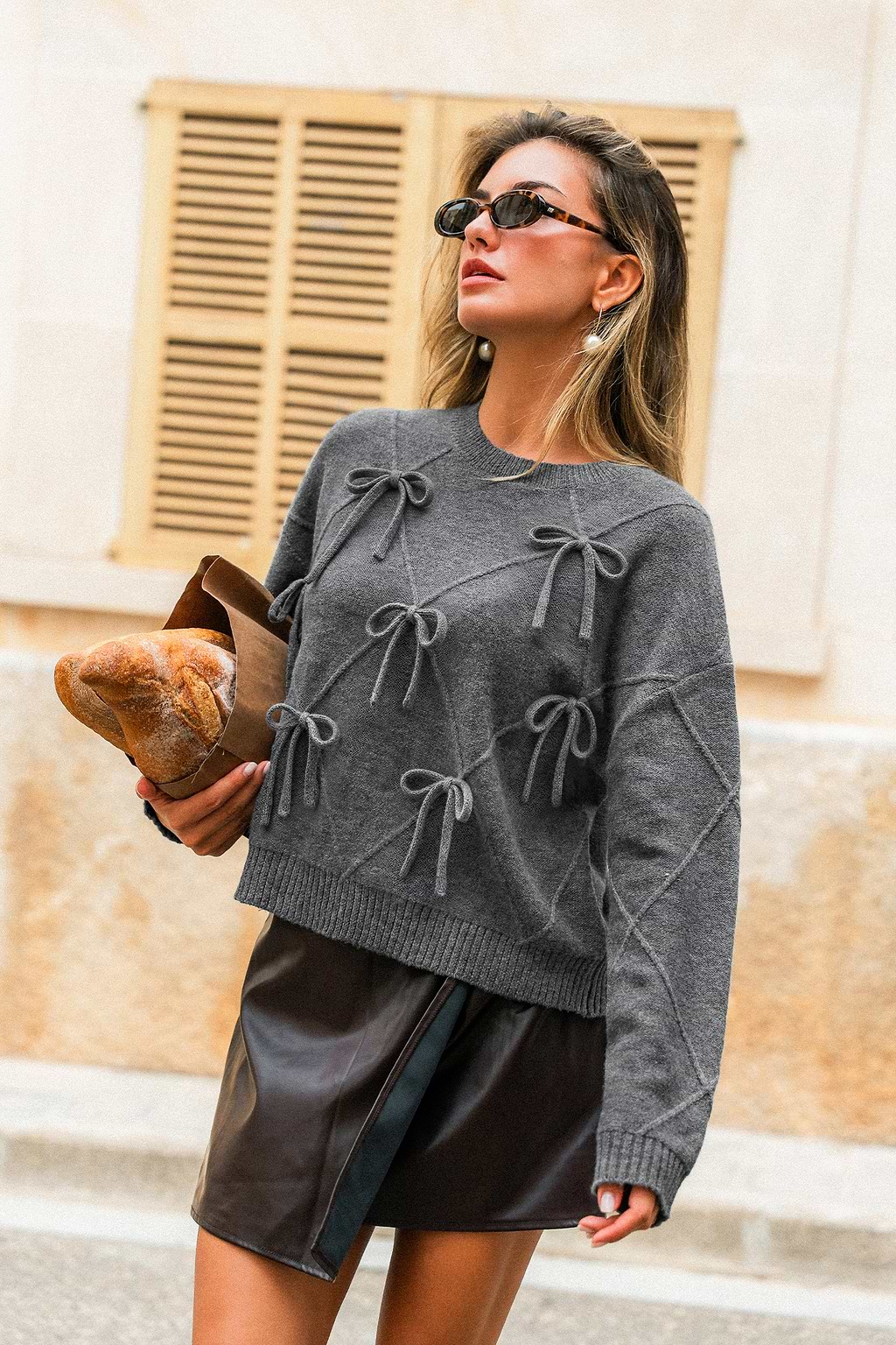 Side Note Grey Sweater