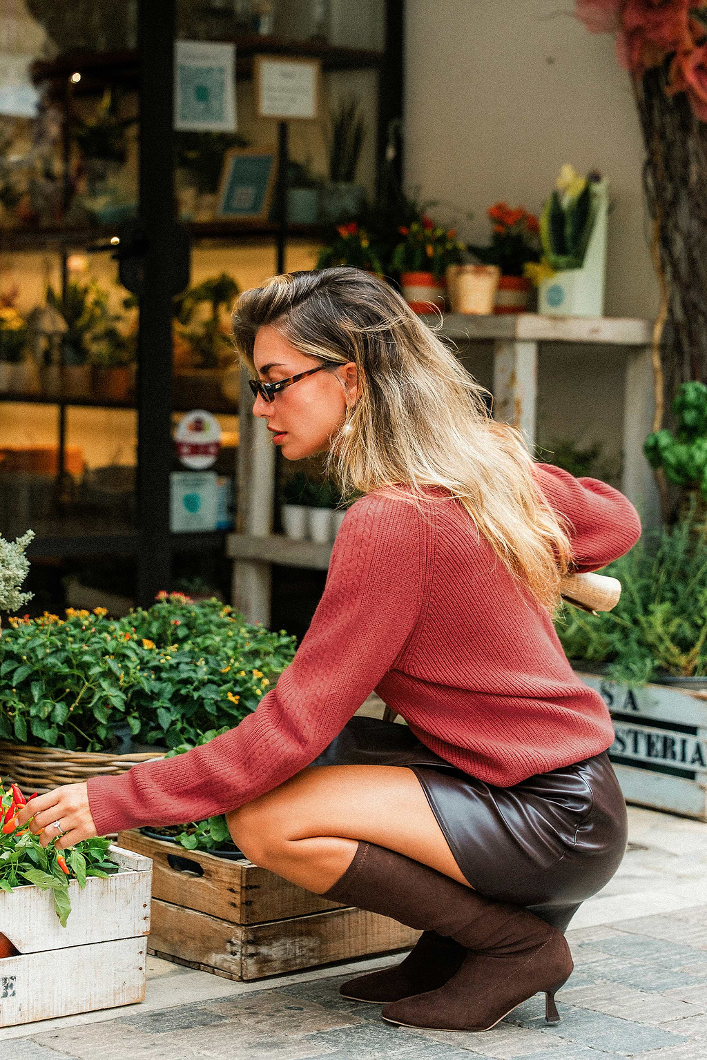Marigold Red Jumper