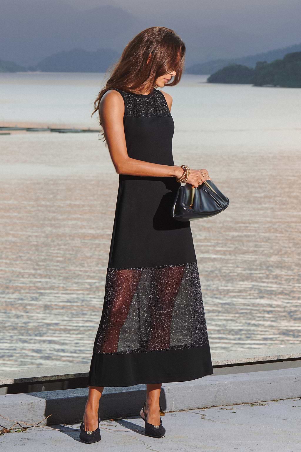 In the Spotlight Black Maxi Dress