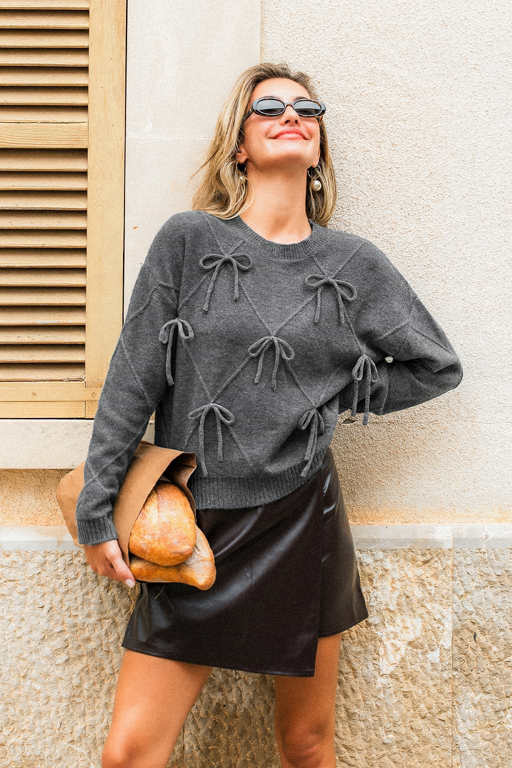 Side Note Grey Sweater