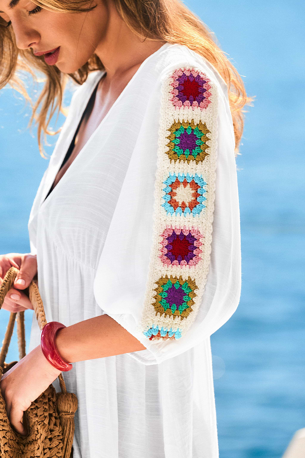 Coastal Drive Cover-Up Mini Dress