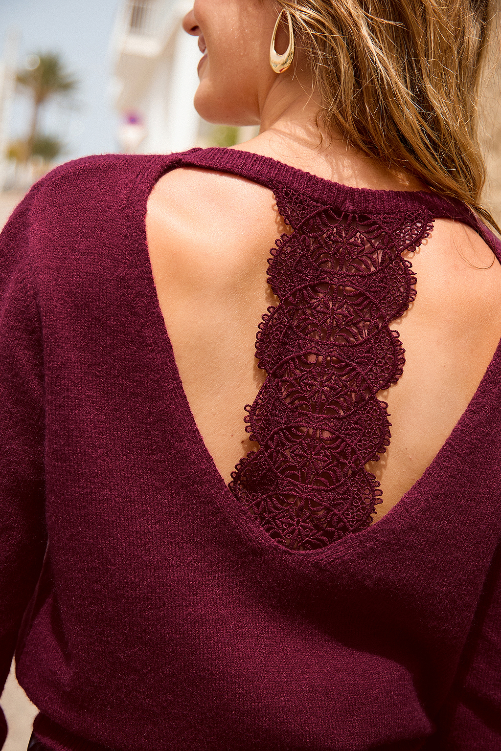 Plot Twist Red Sweater