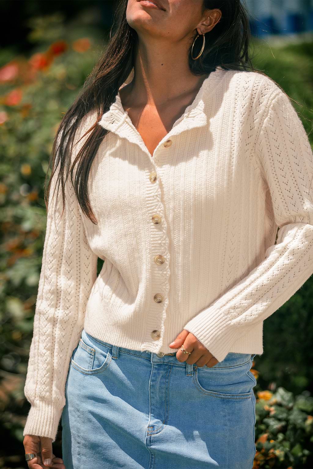 Keep Warm Beige Cardigan