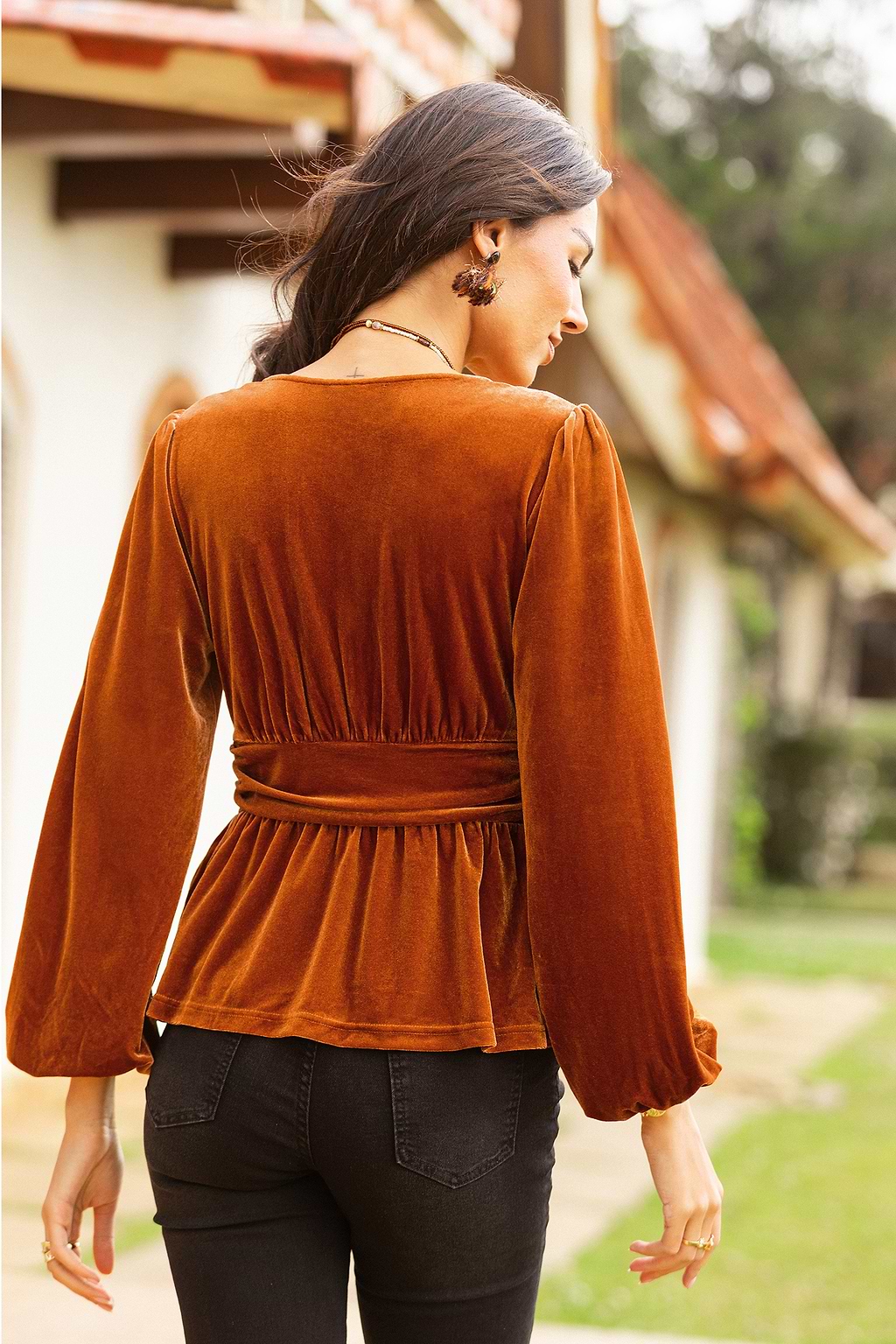 Burnished Orange Top