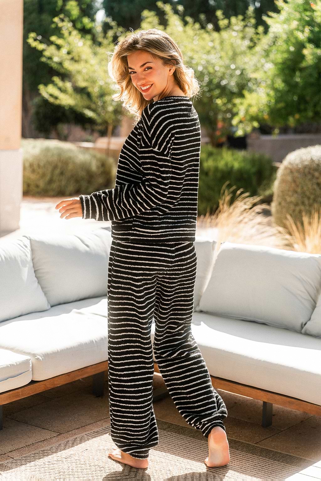 Dream Team Striped Pajama Set