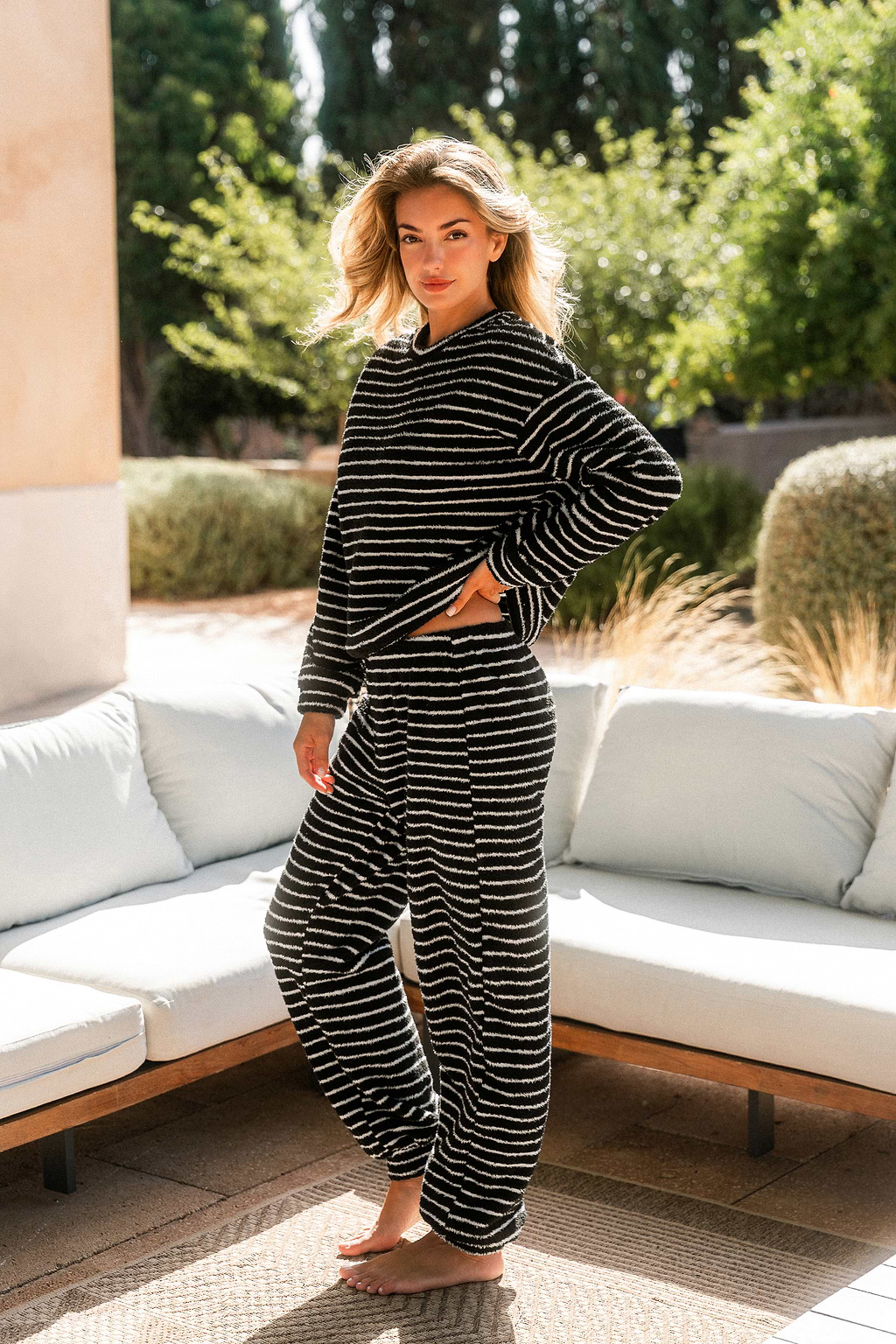 Dream Team Striped Pajama Set