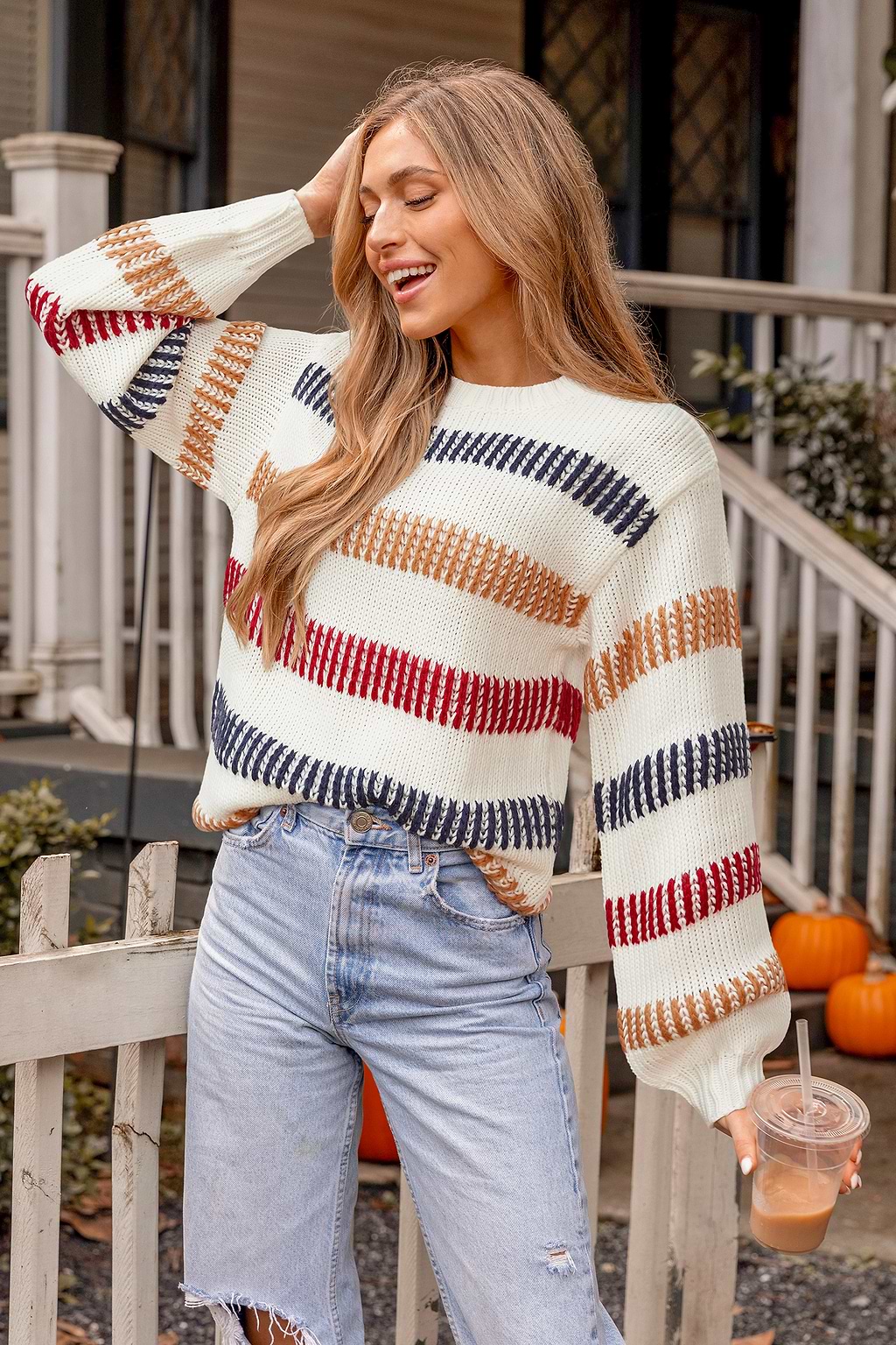 Coastal Weekend Striped Jumper