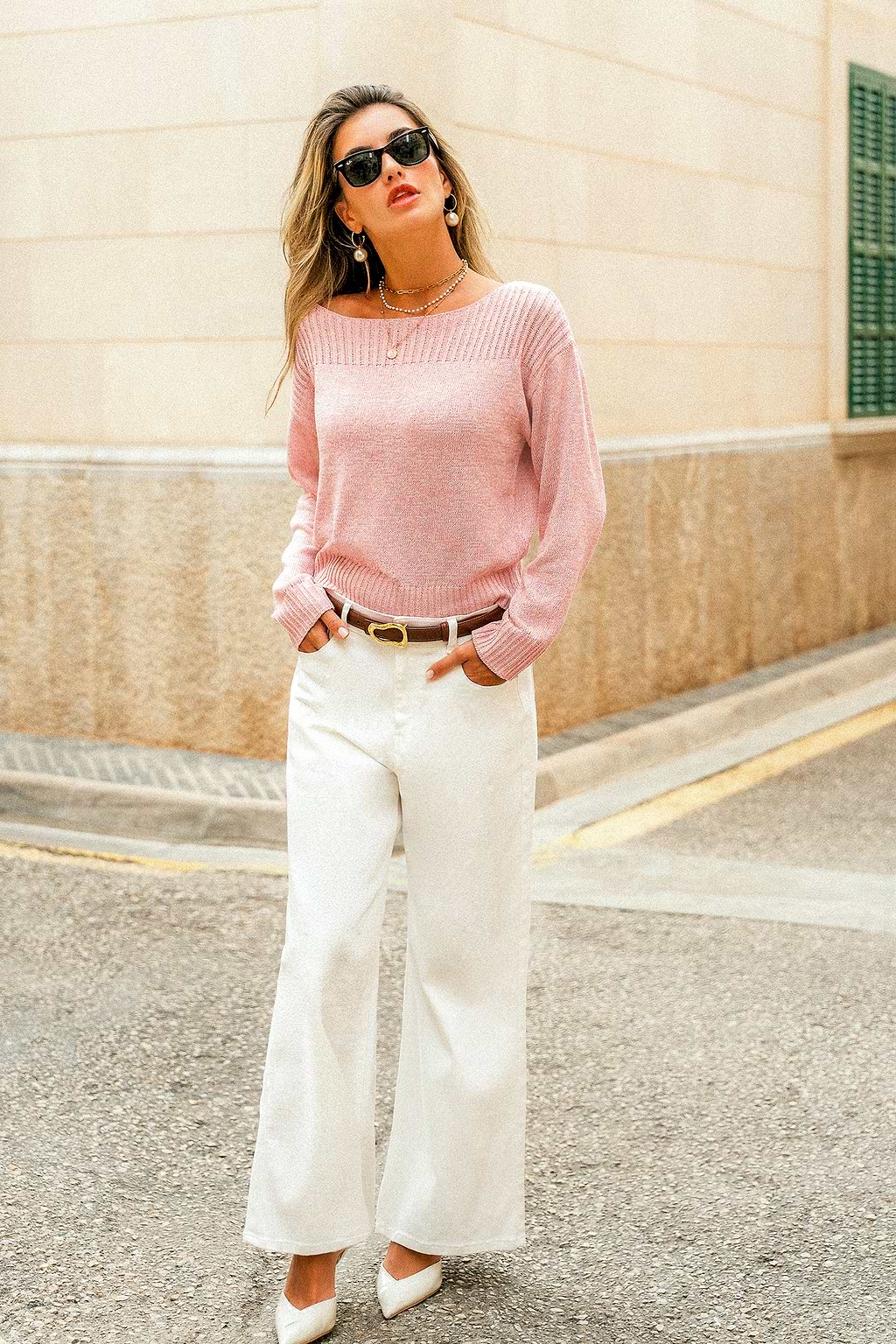 I'm Blushing Pink Sweater