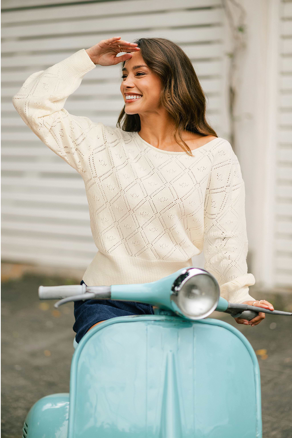 Front & Center Beige Jumper