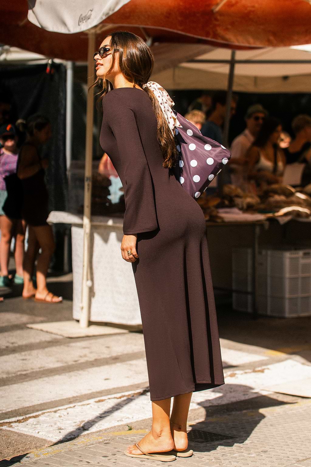 It Girl Brown Maxi Dress