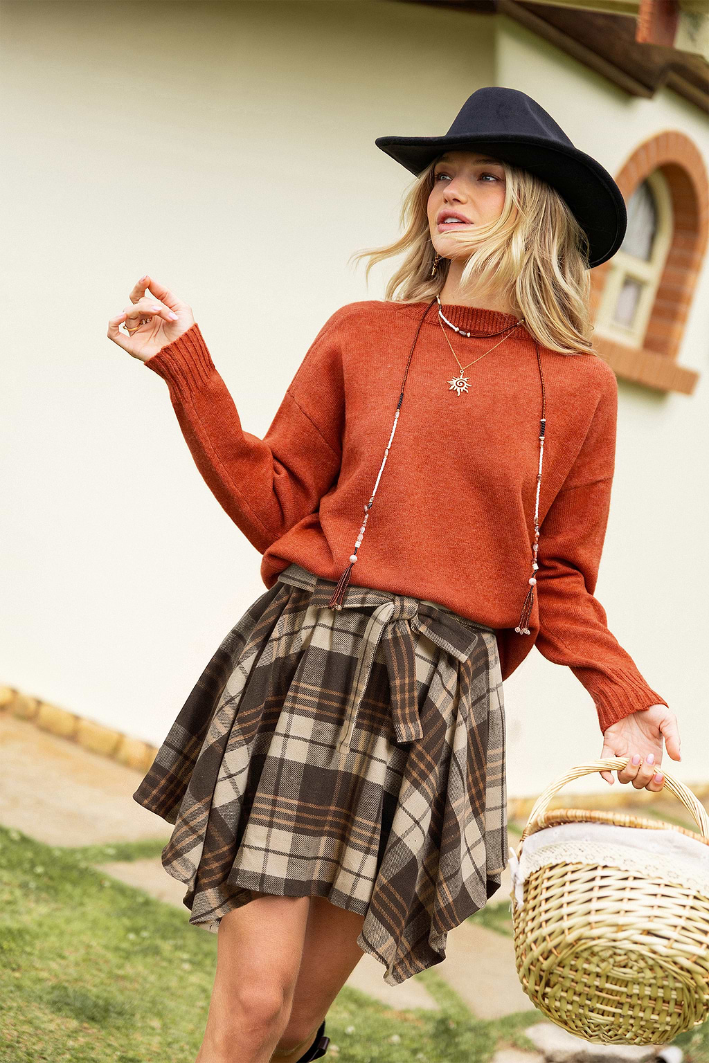 In Session Plaid Mini Skirt
