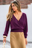 Plum Perfect Purple Sweater