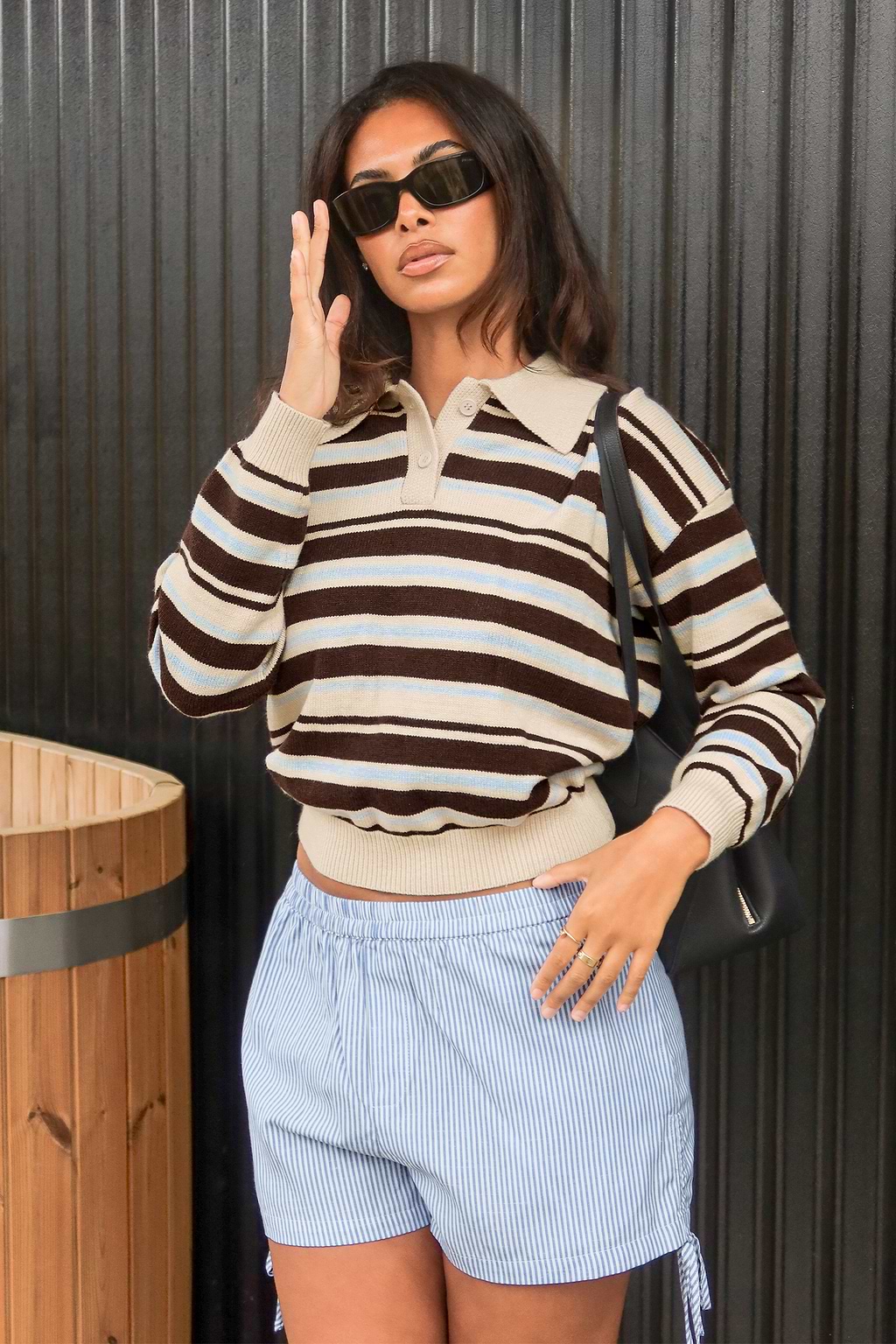 Varsity Striped Sweater