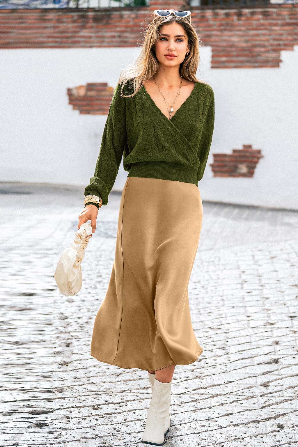 Plum Perfect Green Sweater