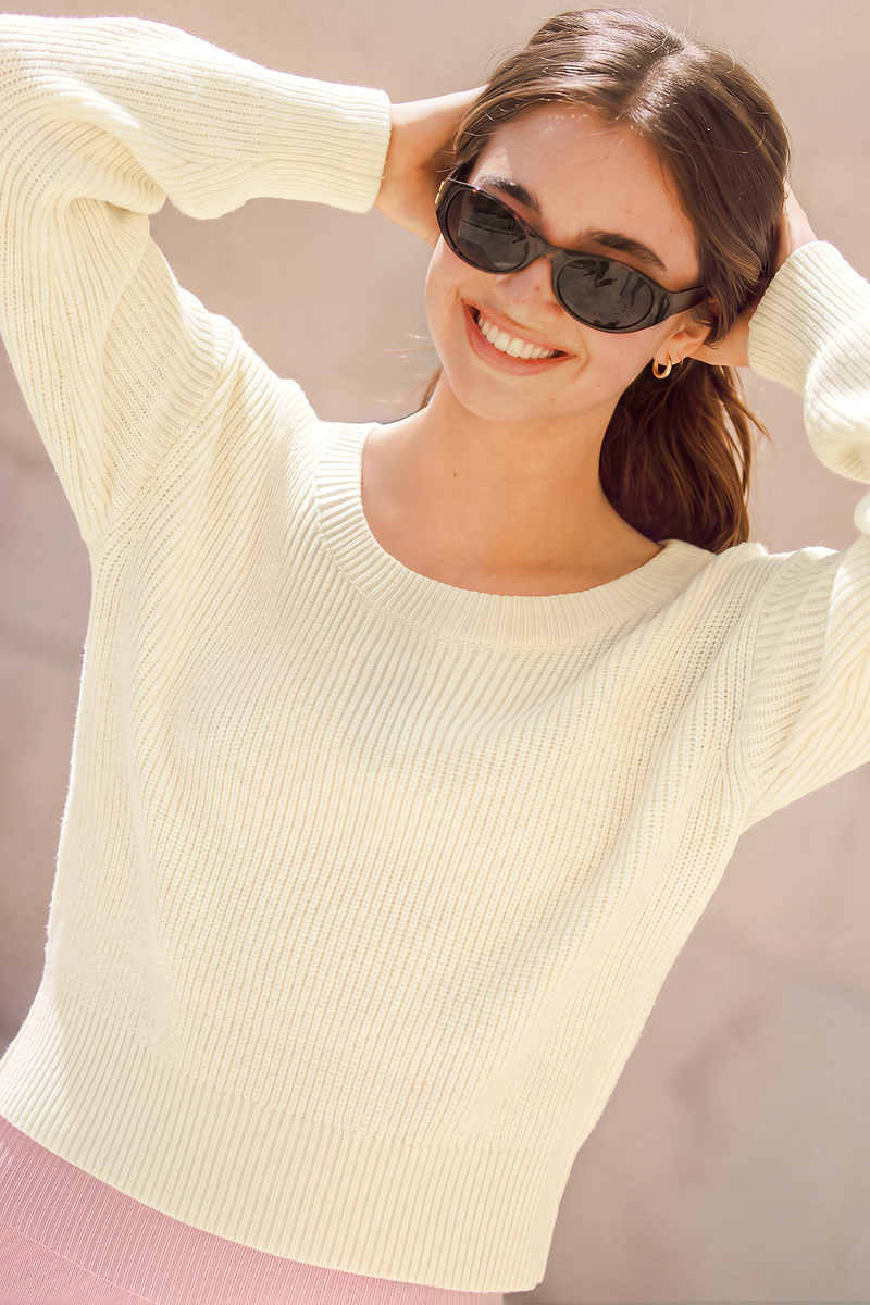 Slow Mornings Neutral Jumper