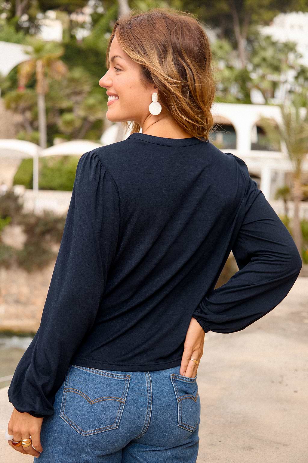 At First Sight Blue Blouse
