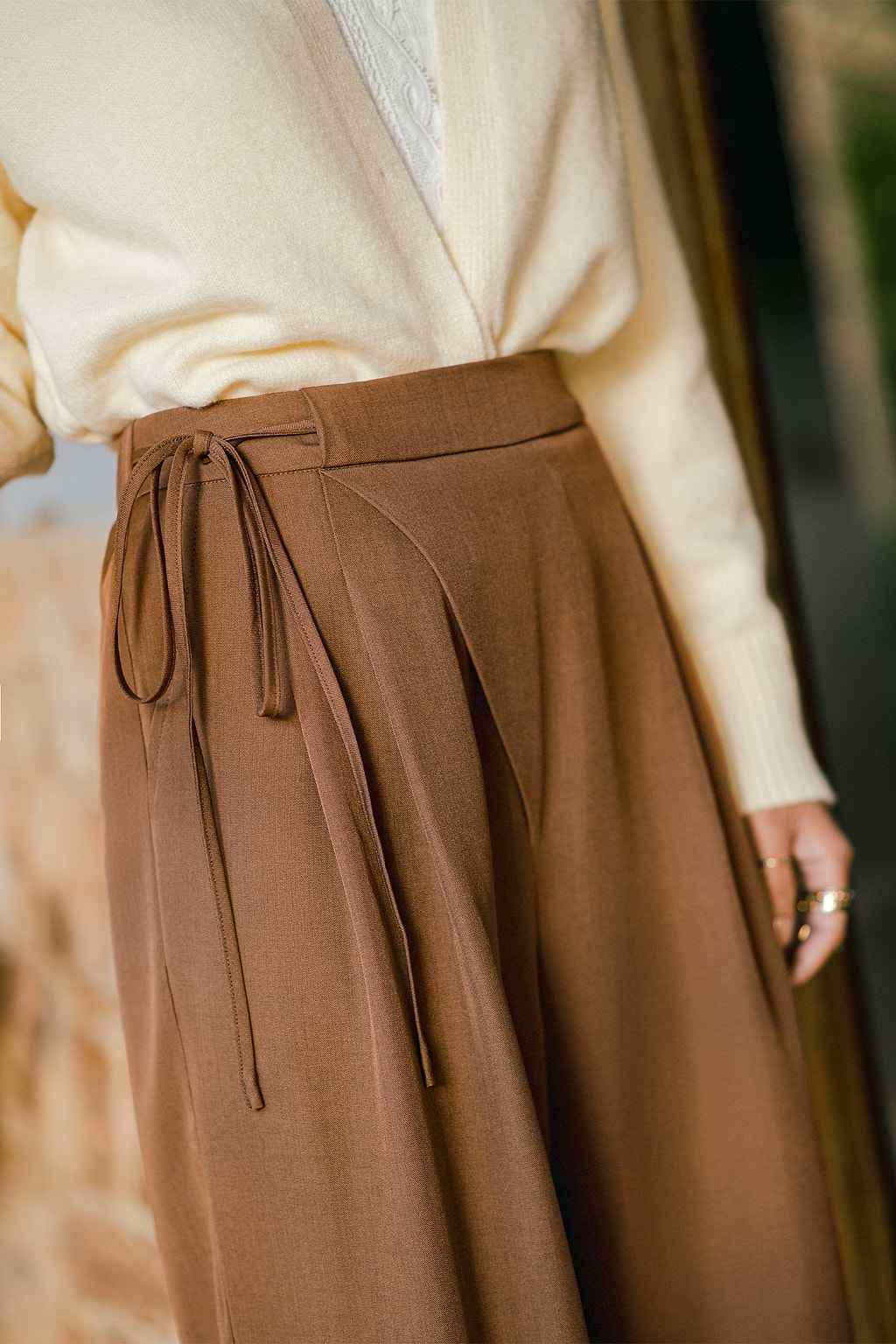 It Girl Energy Brown Trousers