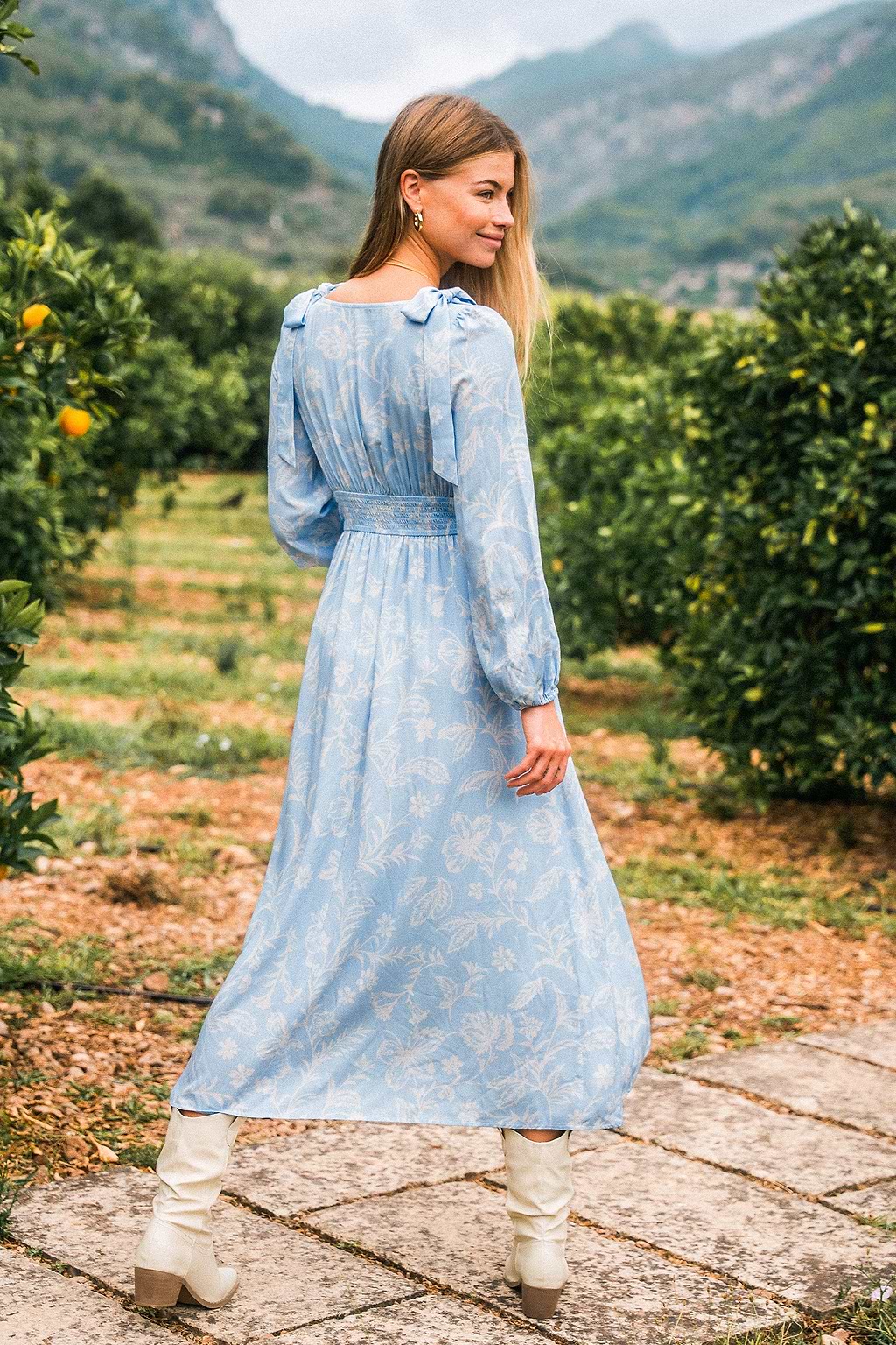 Vestido largo floral Romanticize It