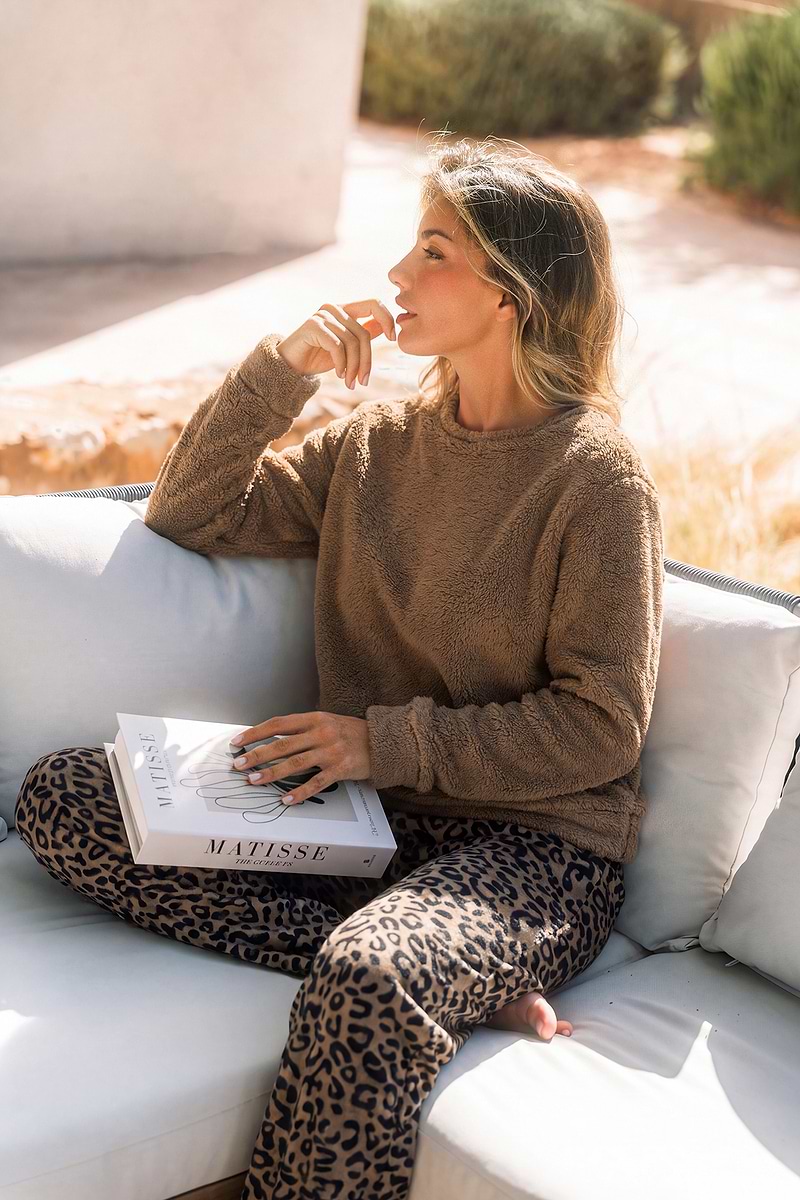 By Moonlight Leopard Pajama Set